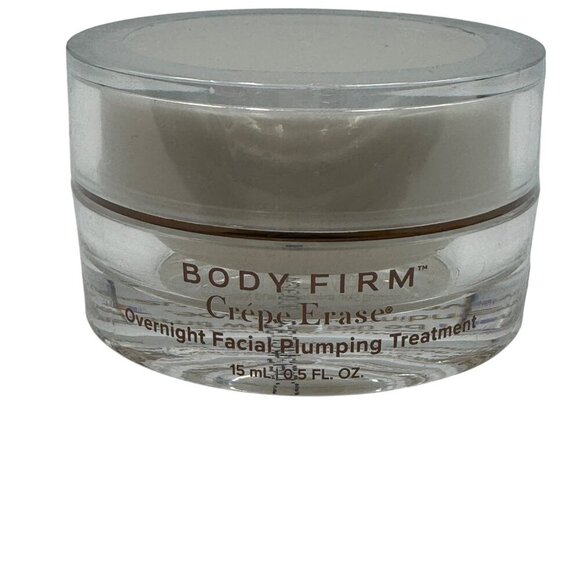 Body Firm Crepe Erase Overnight Facial Plumping Treatment 15ml 0.5oz Anti-Aging - Picture 1 of 7